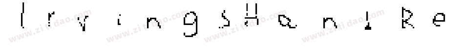 IrvingsHand Regular字体转换